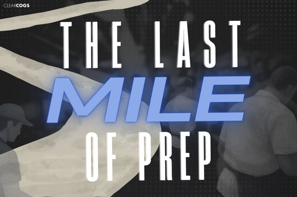 The Last Mile of Prep: Why Knowing What to Make Is Only Half the Problem