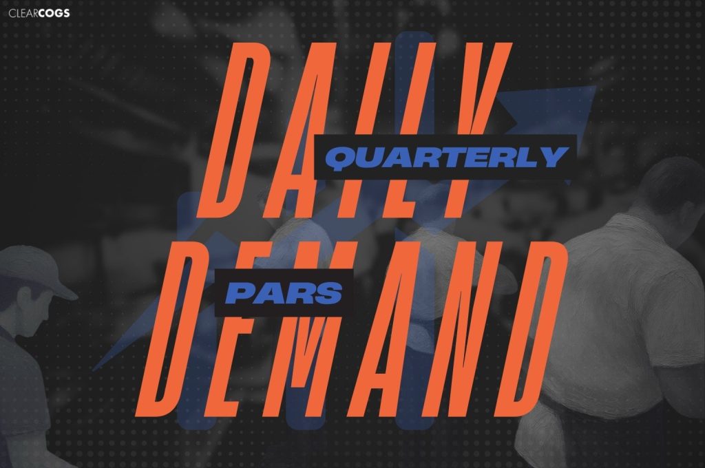 Your Pars Update Quarterly. Your Demand Changes Daily. That Is the Problem.