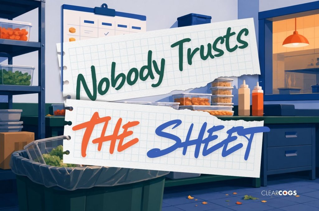The Prep Sheet Nobody Follows: Why Trust Is the Real Problem with Franchise Forecasting