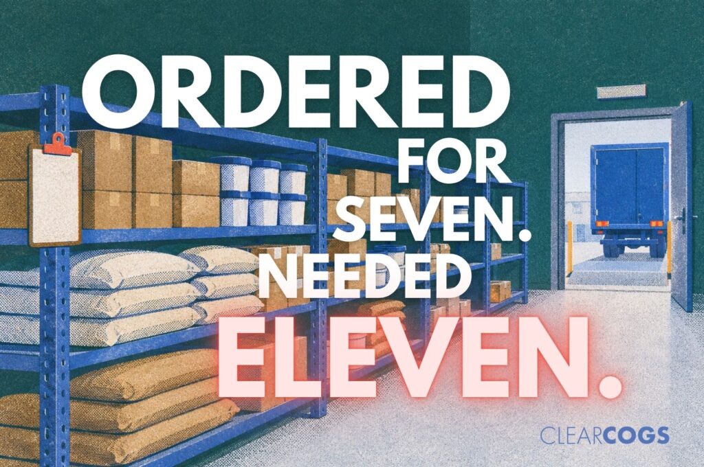 You’re Not Ordering for Next Week